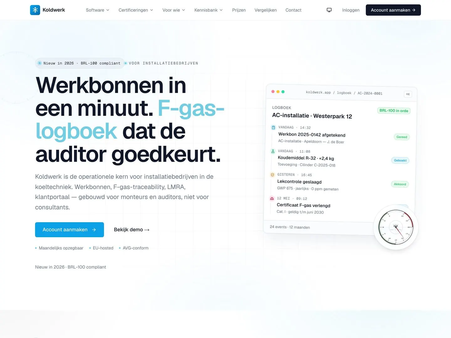 Koldwerk — live project van MAAS·studios