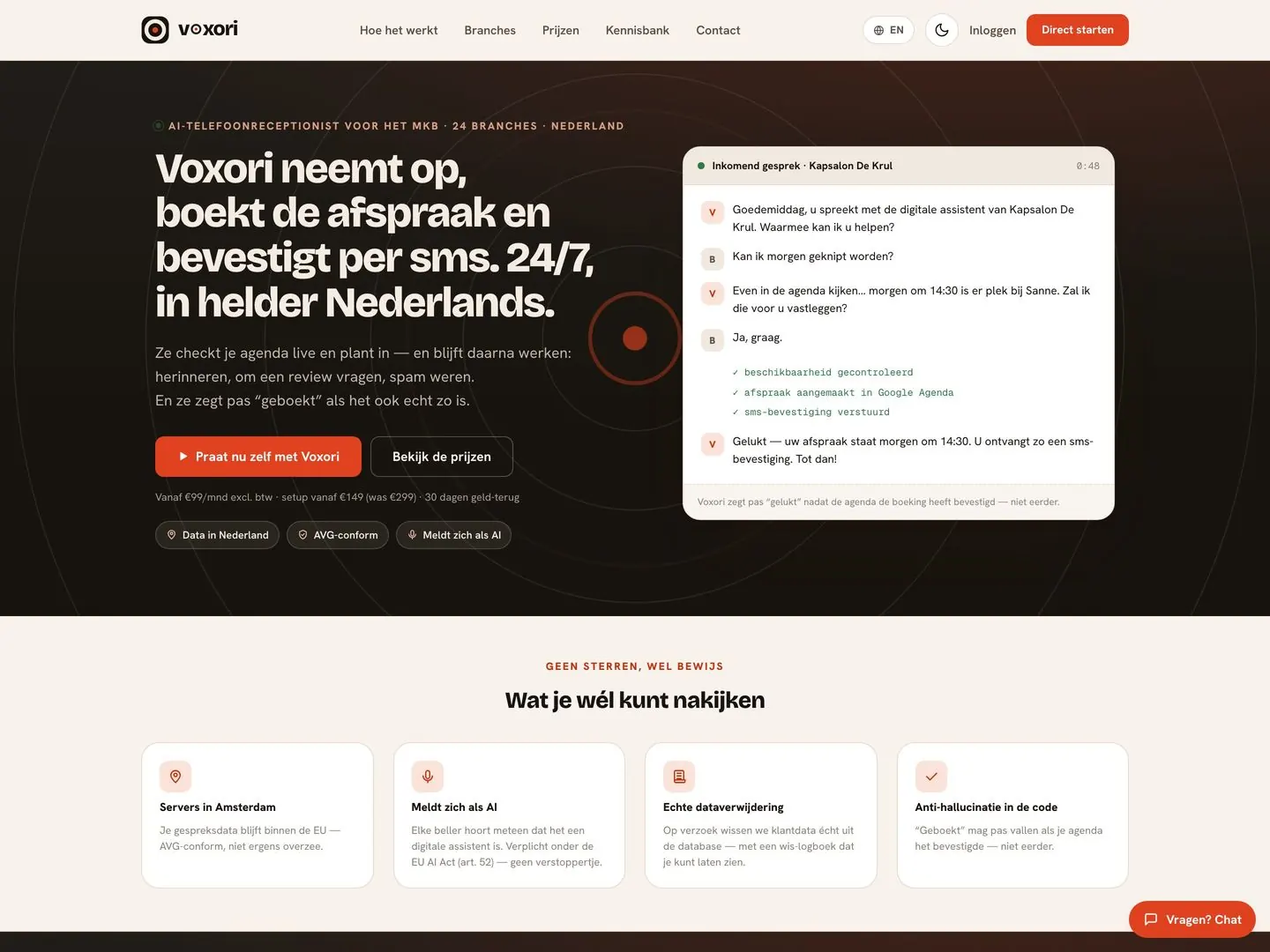 Voxori — live project van MAAS·studios